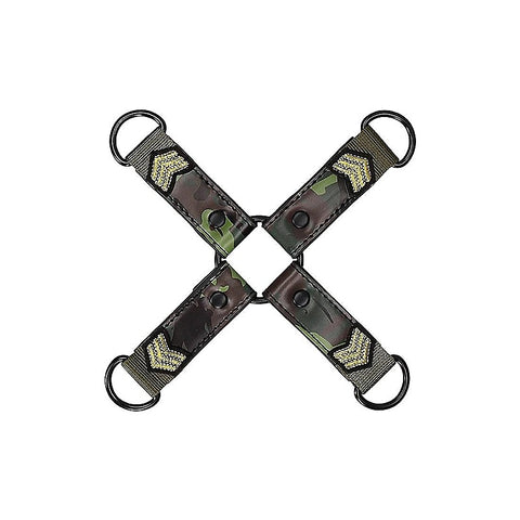 Army Theme Bondage Hogtie Connector by Shots Toys - Cuffs And Restraints