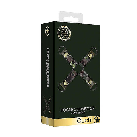 Army Theme Bondage Hogtie Connector by Shots Toys - Cuffs And Restraints