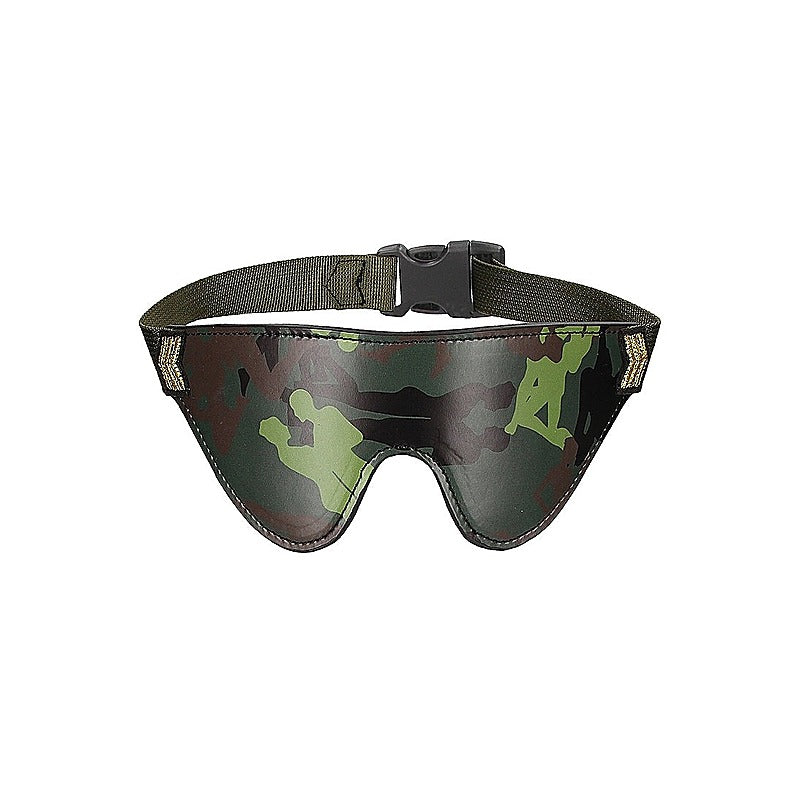 Army Theme BDSM Play Eye Mask by Shots Toys - Masks And Blindfolds