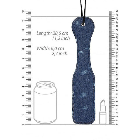 Roughend Denim Style BDSM Paddle by Shots Toys - Paddles And Slappers