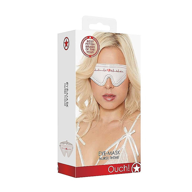 Nurse Theme BDSM Play Eye Mask by Shots Toys - Masks And Blindfolds