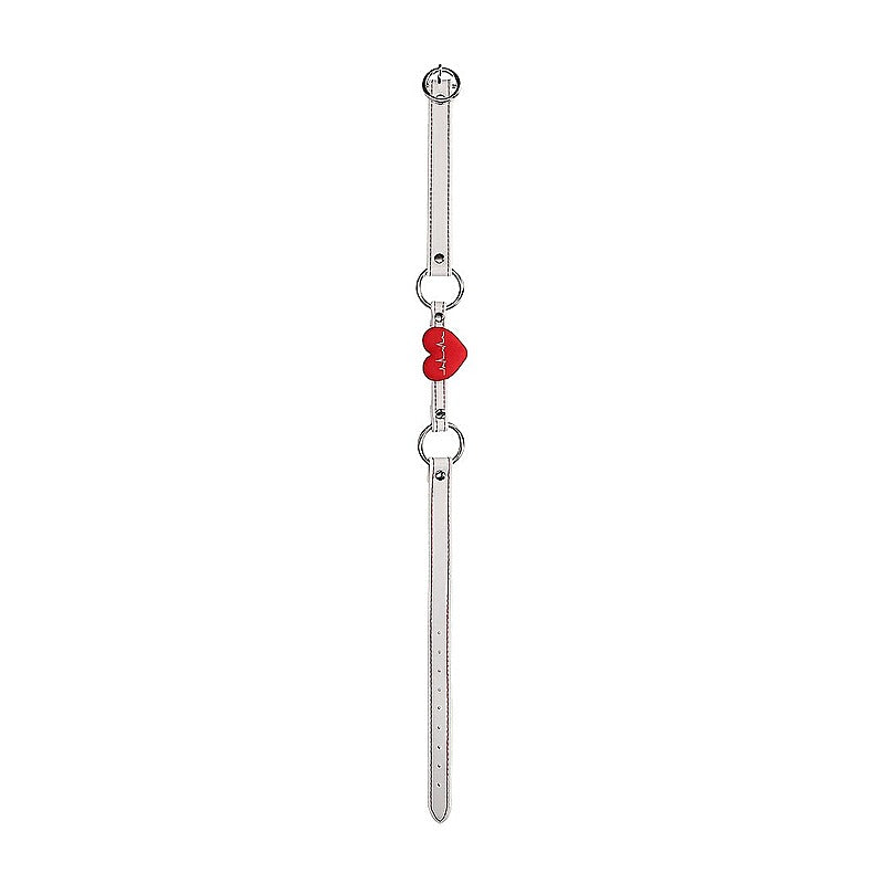 Nurse Theme BDSM Silicone Heart Gag by Shots Toys - Bondage Gags and Bits