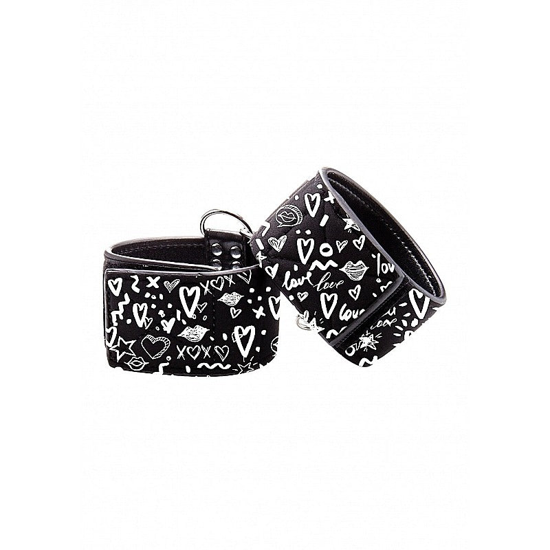 Comfortable Printed Hand Cuffs by Shots Toys - Cuffs And Restraints