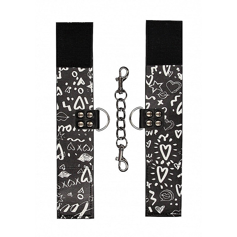 Comfortable Printed Hand Cuffs by Shots Toys - Cuffs And Restraints