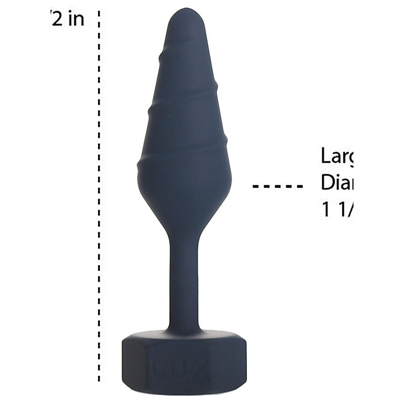 Lux Active Twist Silicone Anal Plug by BMS Factory - Butt Plugs