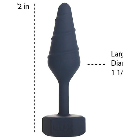 Lux Active Twist Silicone Anal Plug by BMS Factory - Butt Plugs