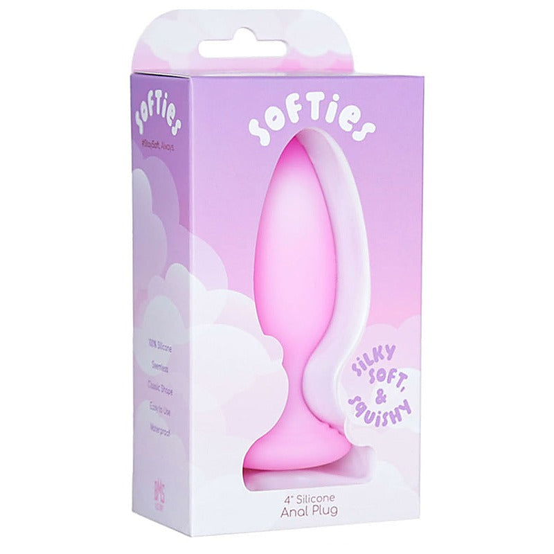 Softies Dual Layer Silicone Anal Plug by BMS Factory - Butt Plugs