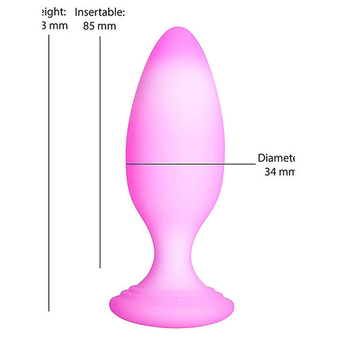 Softies Dual Layer Silicone Anal Plug by BMS Factory - Butt Plugs