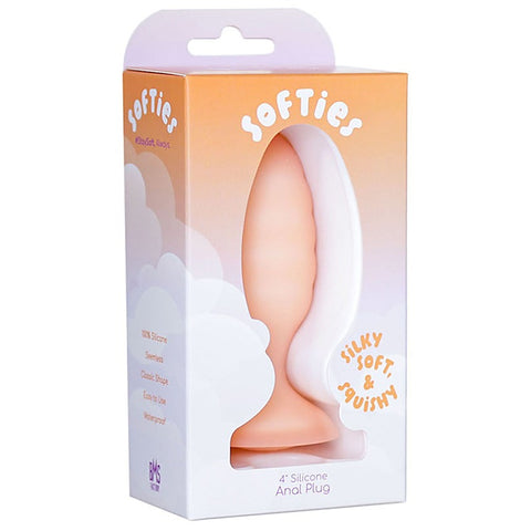 Softies Dual Layer Silicone Anal Plug by BMS Factory - Butt Plugs