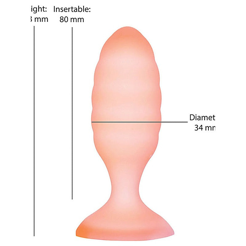 Softies Dual Layer Silicone Anal Plug by BMS Factory - Butt Plugs
