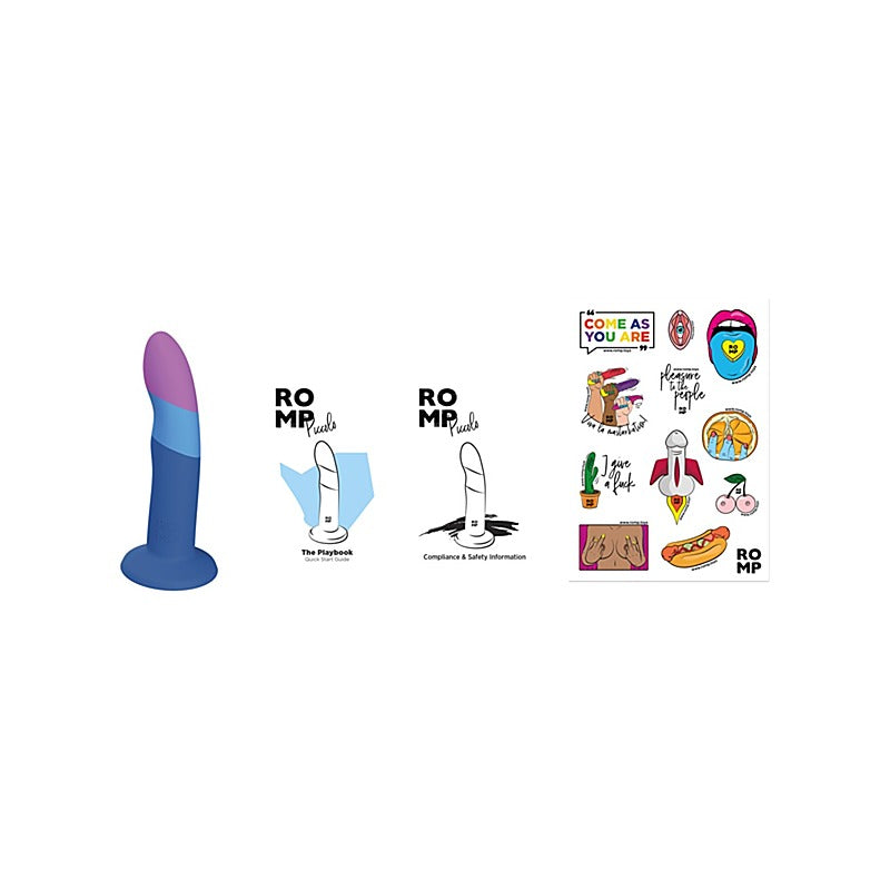 ROMP Piccolo Silicone Dildo by Love Honey - Strap On Sextoys
