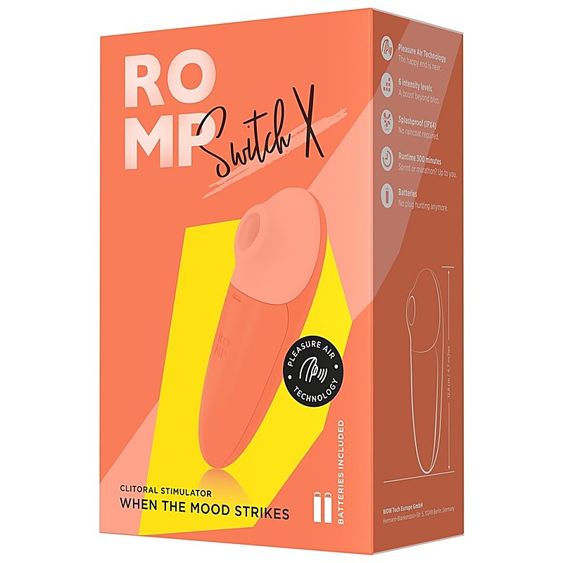 Romp Switch X Compact Clitoral Stimulator by Love Honey - Clit Ticklers and Pulsators