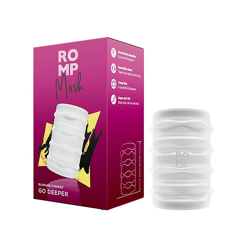 Romp Mosh Manual Mini Male Stroker by Love Honey - Masturbators and Strokers