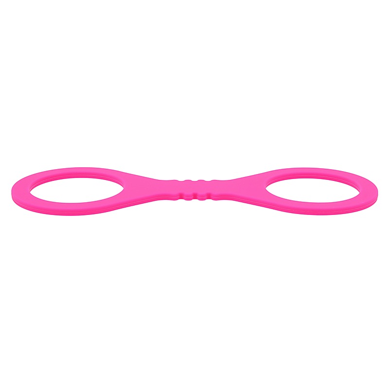 Sex & Mischief Hot Pink Silicone Hand Cuffs by Sportsheets - Cuffs And Restraints