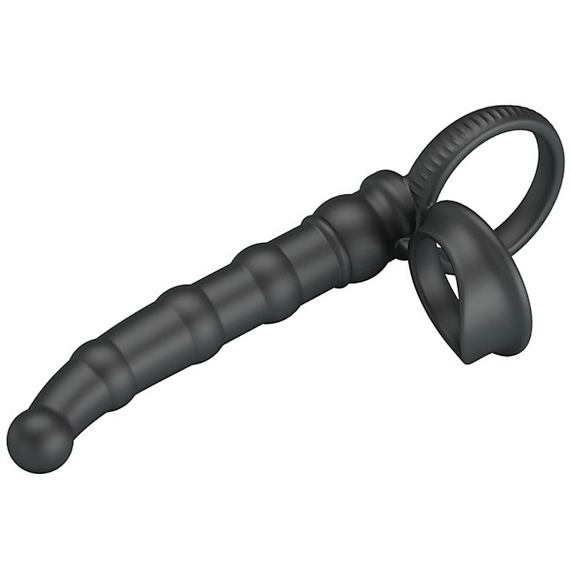 Tatum Vibrating Cock Ring with Anal Probe by Baile - Vibrating Cock Rings