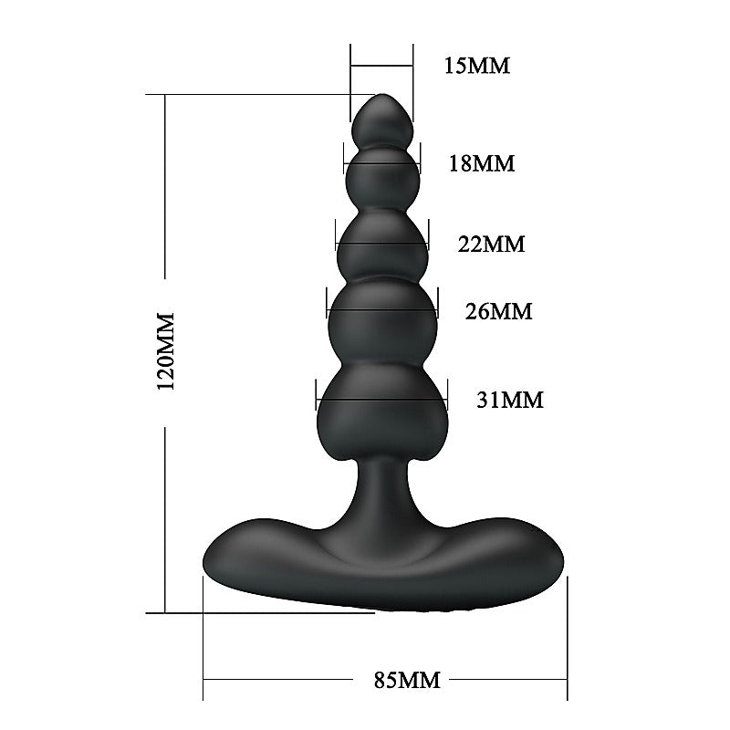 Baile Corban Rechargeable Silicone Butt Plug - Butt Plugs