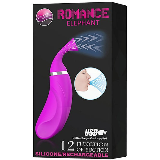 Rechargeable Romance Elephant Clit Vibrator by Baile - Clit Ticklers and Pulsators