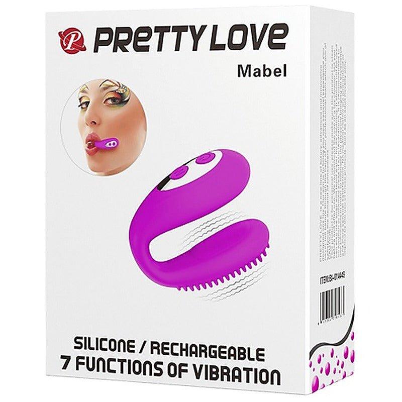 Mabel Rechargeable Clitoral and Oral Stimulator by Baile - Clit Ticklers and Pulsators
