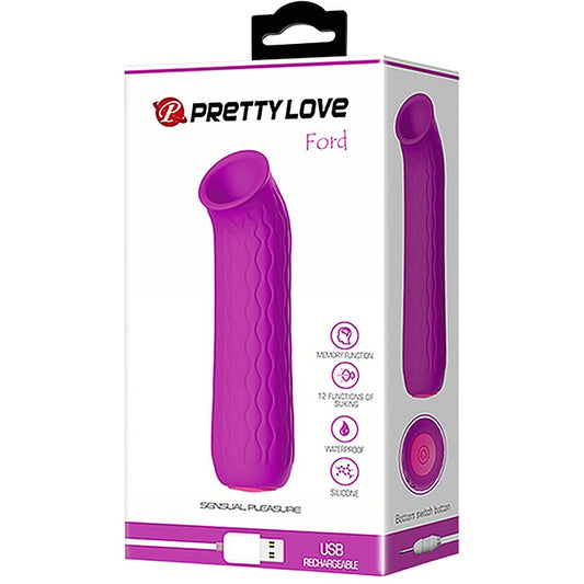 12 Functions Rechargeable Clitoral Massager by Baile - Clit Ticklers and Pulsators