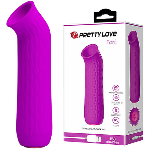 12 Functions Rechargeable Clitoral Massager by Baile - Clit Ticklers and Pulsators