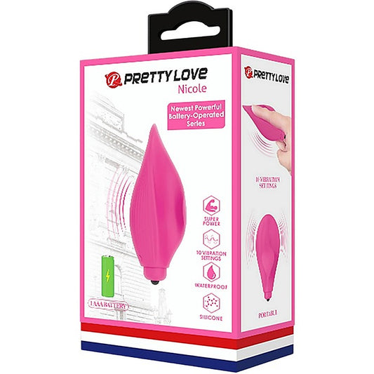 Nicole 10 Functions Silicone Finger Vibrator by Baile - Finger and Tongue Vibrators