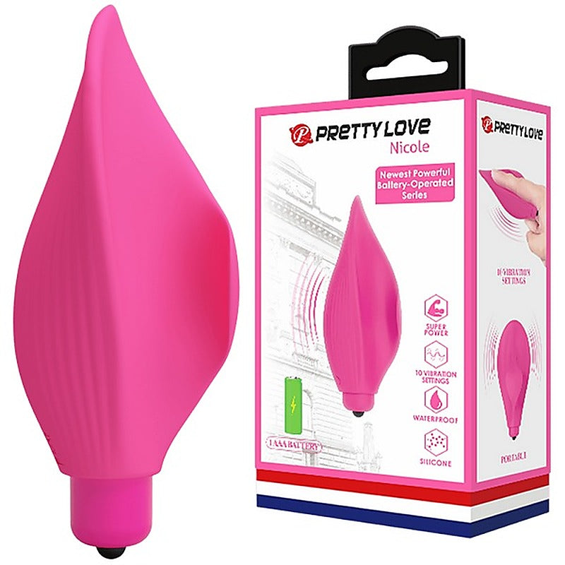 Nicole 10 Functions Silicone Finger Vibrator by Baile - Finger and Tongue Vibrators