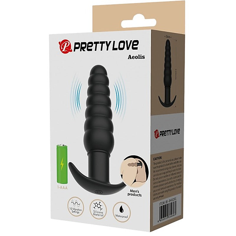 Baile Aeolis Vibrating Silicone Anal Plug - Butt Plugs