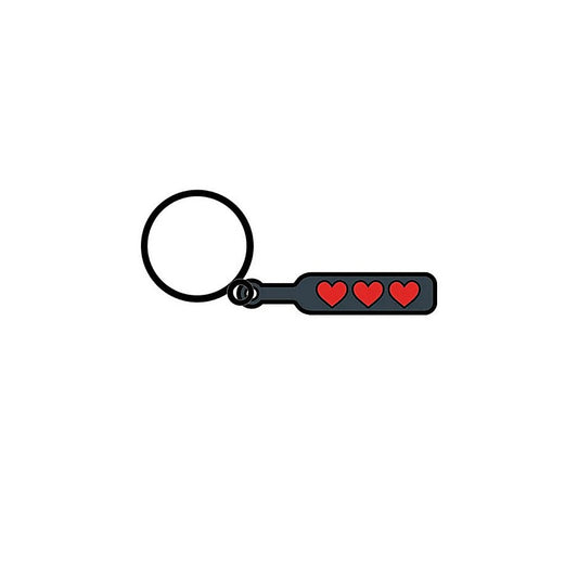 Hearts Paddle Keychain by Wood Rocket - Party Gifts and Novelties