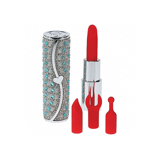 Loveline Tiffany 10 Functions Lipstick Vibrator - Personal Massagers