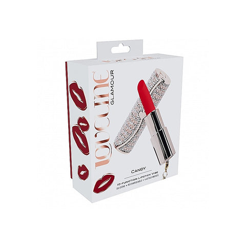 Loveline Candy 10 Functions Lipstick Vibrator by Shots Toys - Personal Massagers