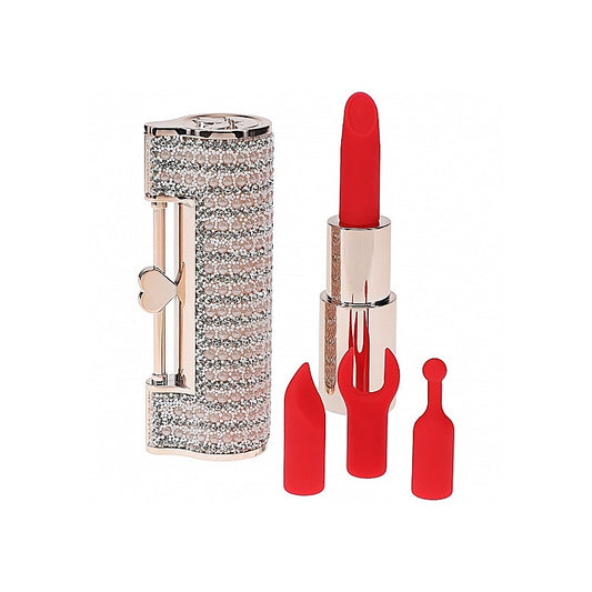 Loveline Angel 10 Functions Lipstick Vibrator by Shots Toys - Personal Massagers
