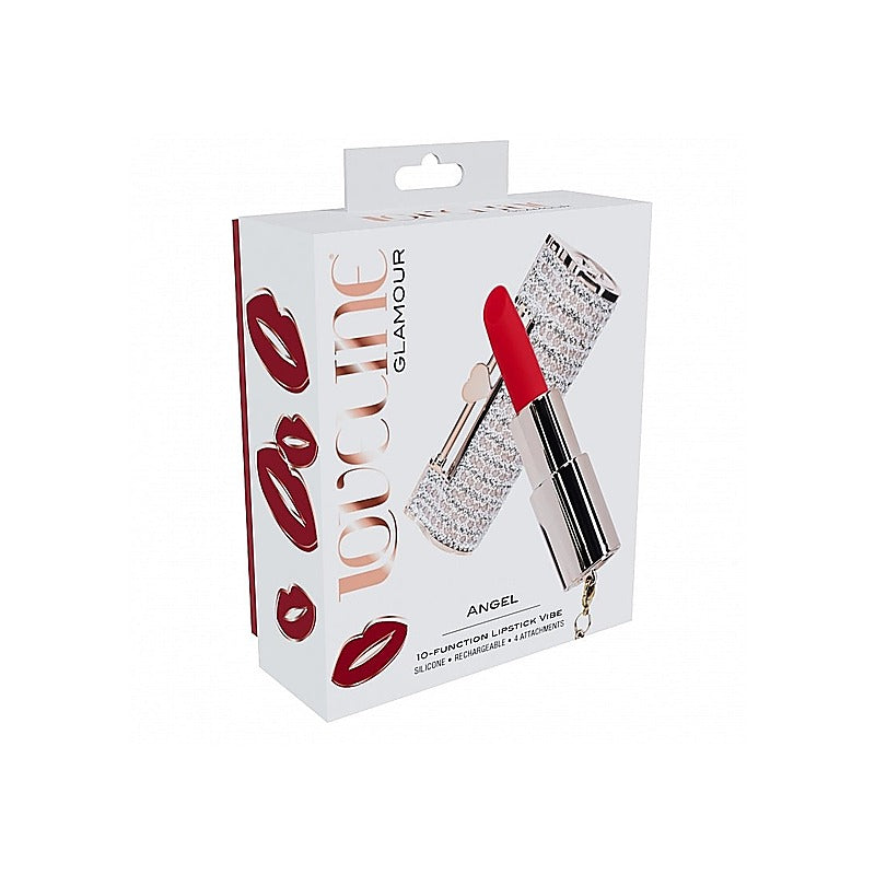Loveline Angel 10 Functions Lipstick Vibrator by Shots Toys - Personal Massagers