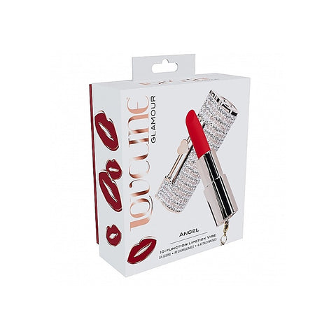 Loveline Angel 10 Functions Lipstick Vibrator by Shots Toys - Personal Massagers