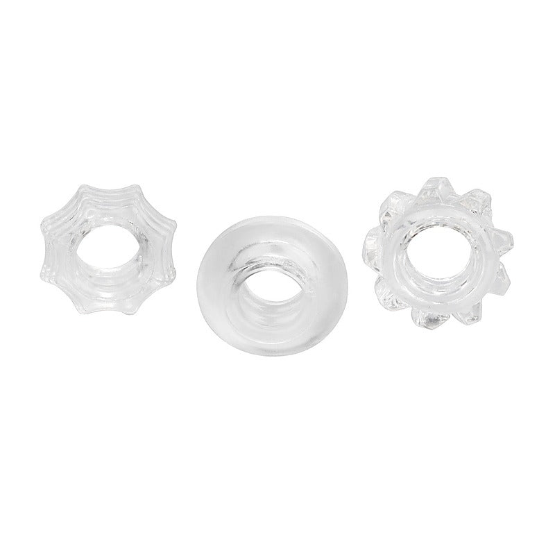 Reversible Mens Cock Ring Set by California Exotics - Cock Ring Sets