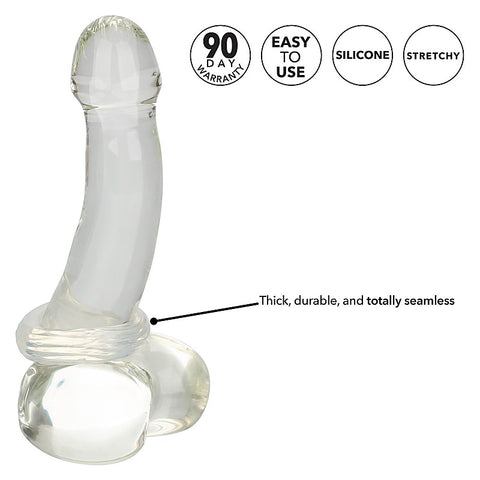 California Exotics Premium Silicone Cock Ring Medium - Stretchy Cock Rings