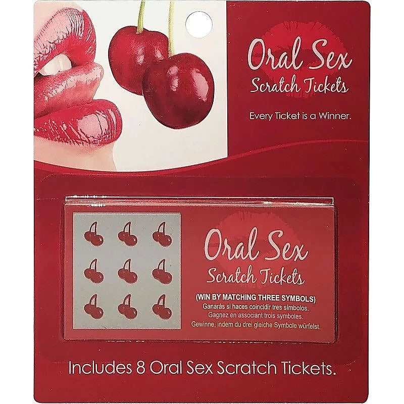 Oral Sex Scratch Tickets by Kheper Games - Sex Games, Coupons and Tricks