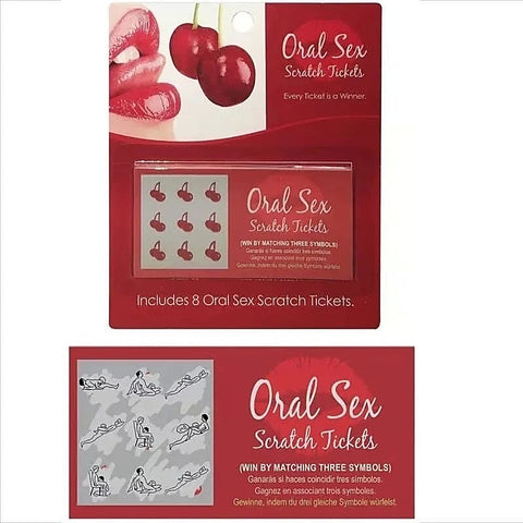 Oral Sex Scratch Tickets by Kheper Games - Sex Games, Coupons and Tricks