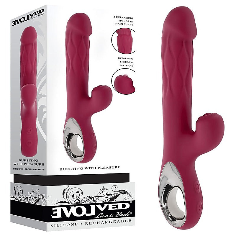 Bursting With Pleasure Rabbit Style Clitoral Vibe by Evolved - Rabbit Vibrators