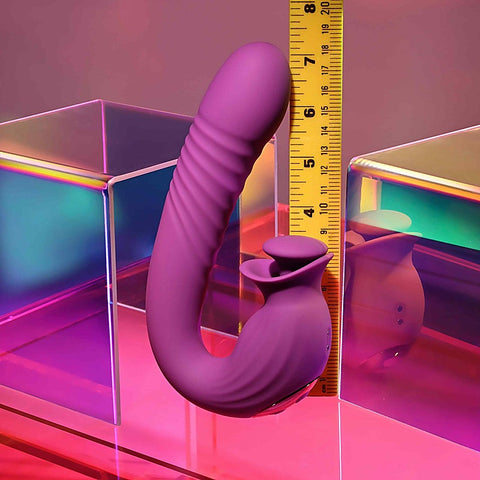 Deep Ecstasy Thrusting and Tapping Vibrator by Evolved - Clit Ticklers and Pulsators