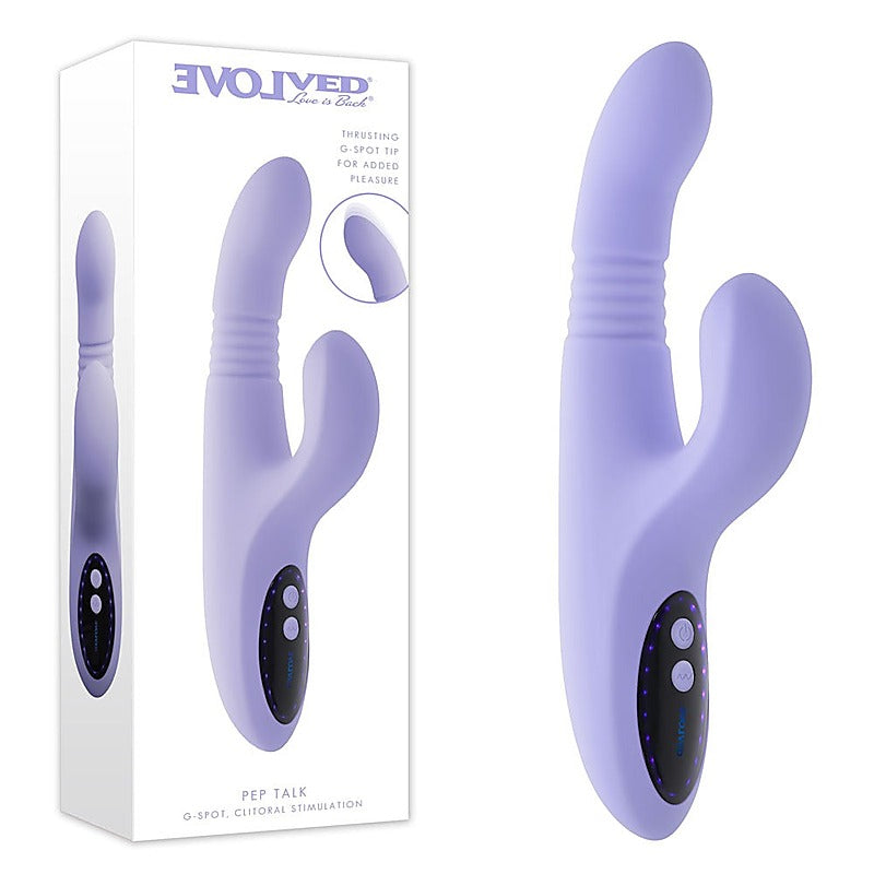 PEP TALK Thrusting Vibrator by Evolved - Rabbit Vibrators