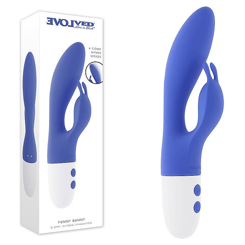 Funny Bunny USB Rechargeable Rabbit Vibrator by Evolved - Rabbit Vibrators