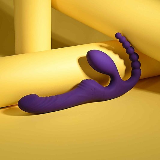 Playboy Pleasure HUG IT OUT Strapless Strap-On by Evolved - Strap On Sextoys