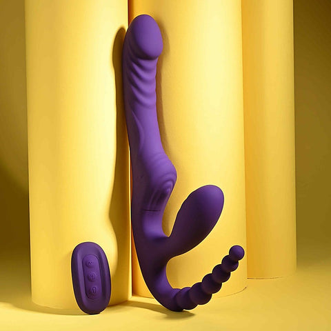 Playboy Pleasure HUG IT OUT Strapless Strap-On by Evolved - Strap On Sextoys