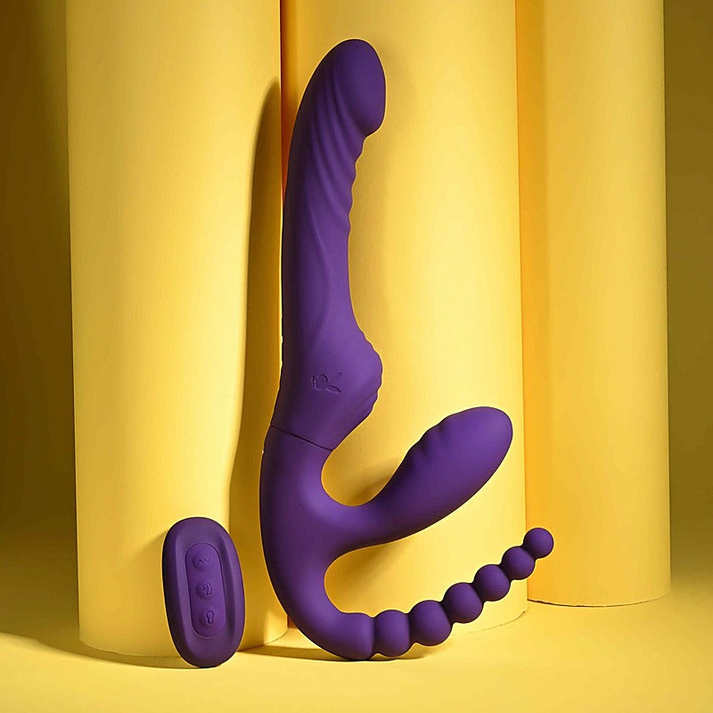 Playboy Pleasure HUG IT OUT Strapless Strap-On by Evolved - Strap On Sextoys