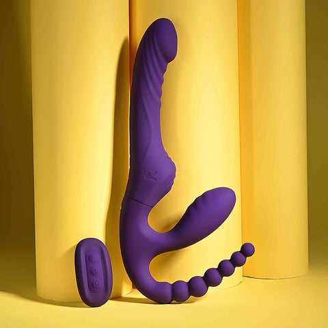 Playboy Pleasure HUG IT OUT Strapless Strap-On by Evolved - Strap On Sextoys