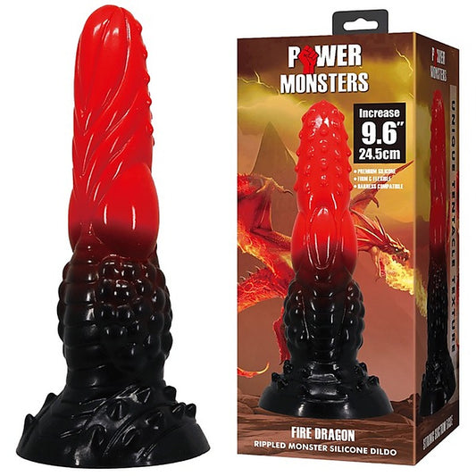 Fire Dragon Monster Silicone Creature Dildo by Baile - Realistic Dildos