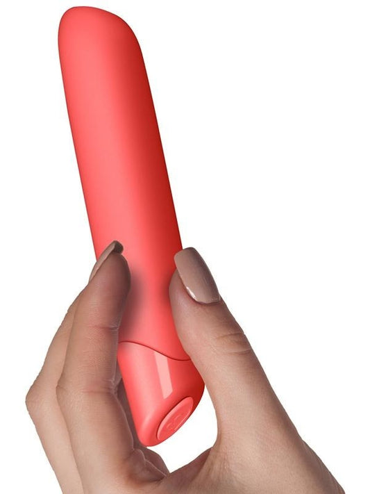Rocks Off SugarBoo Cool Coral Rechargeable Waterproof 10 Speed Vibrator - Default Title - Bullet Vibrators