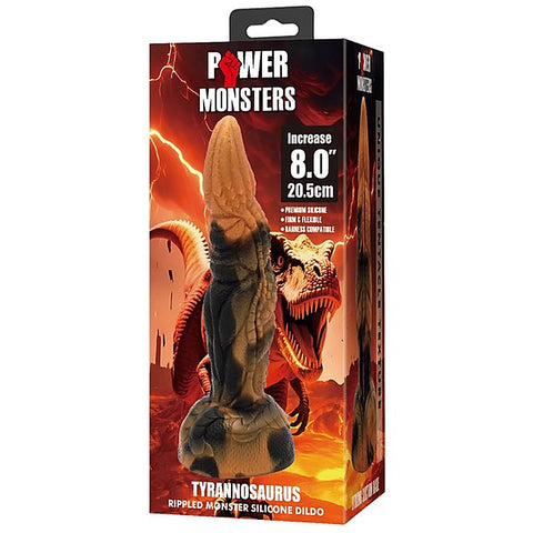 Tyrannosaurus 8 Inch Textured Silicone Dong by Baile - Realistic Dildos
