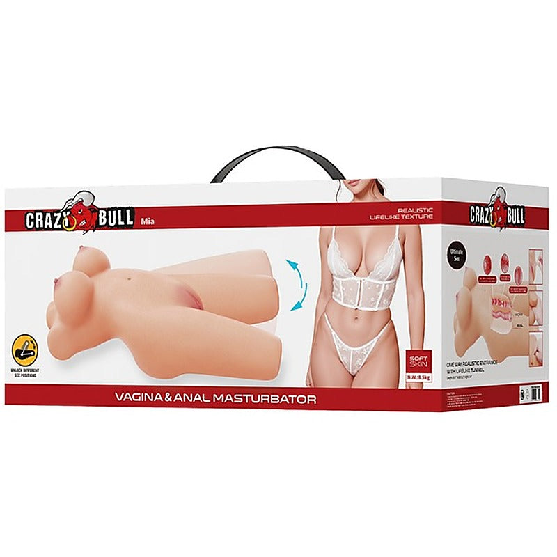 Mia Movable Legs Realistic Vagina and Anal Stroker by Baile - Masturbators and Strokers
