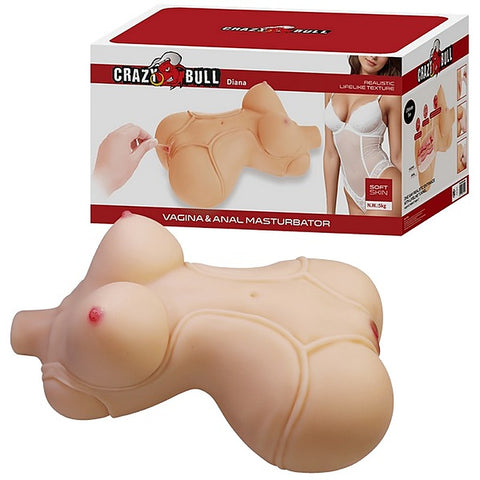 Realistic Pleasure Vagina & Anal Masturbator by Baile - Masturbators and Strokers